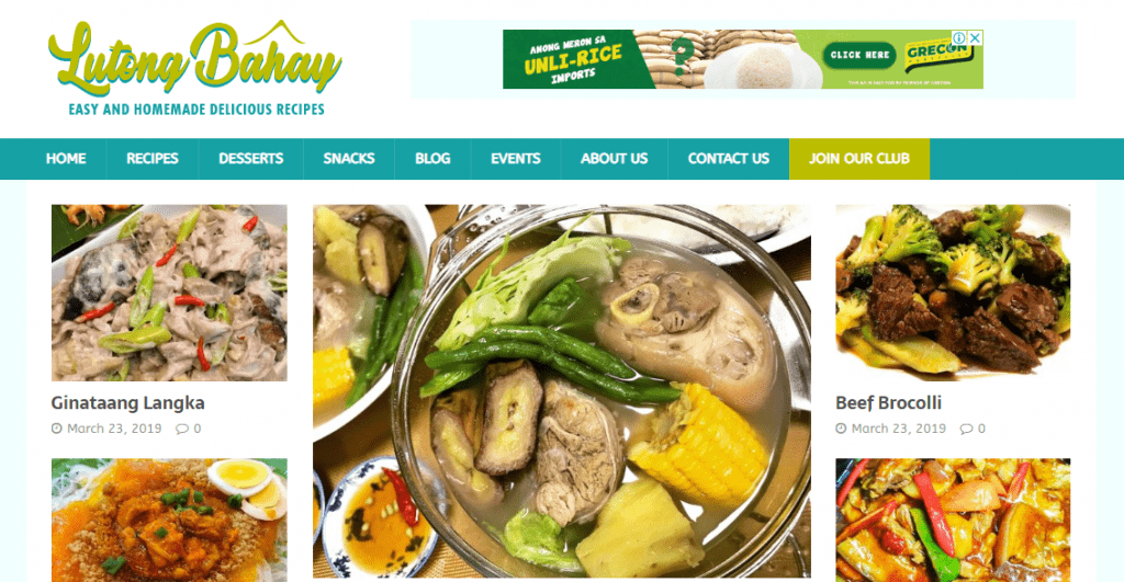 lutong bahay recipe website