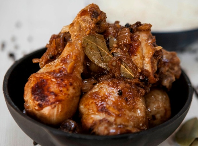lutong bahay recipe-adobo chicken ginger
