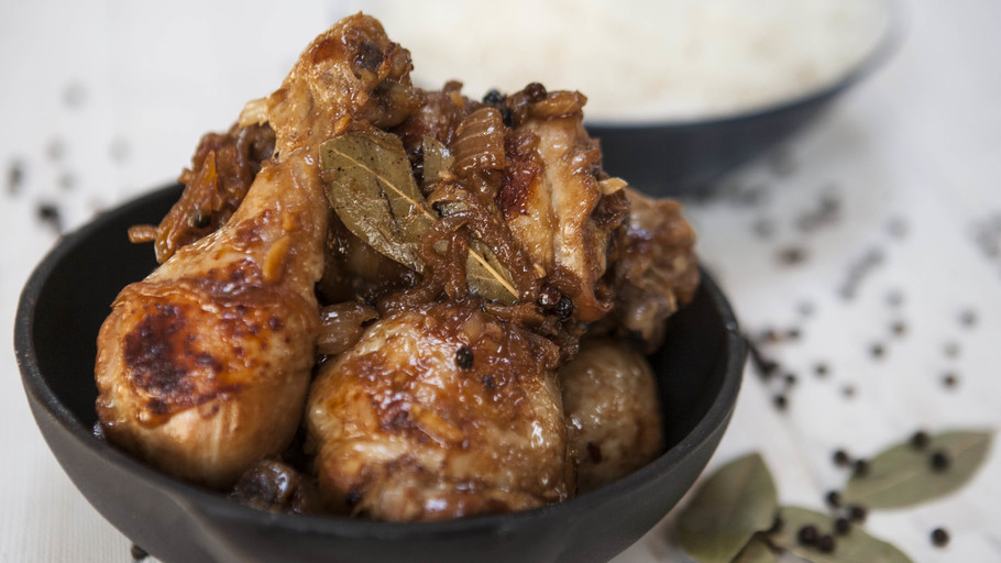 lutong bahay recipe-adobo chicken ginger