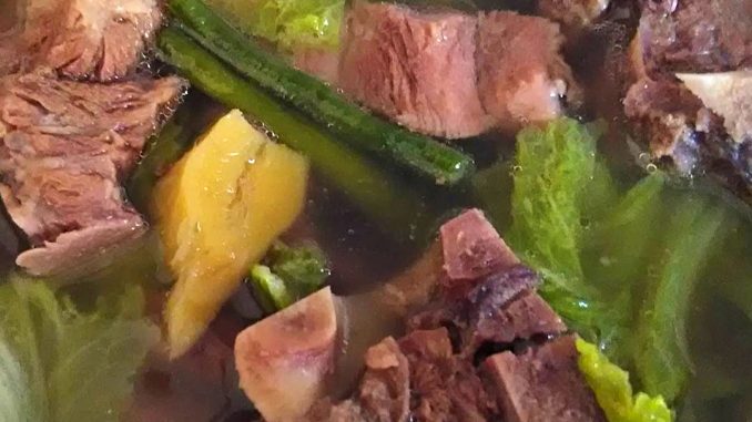 lutong bahay recipe-beef lauya