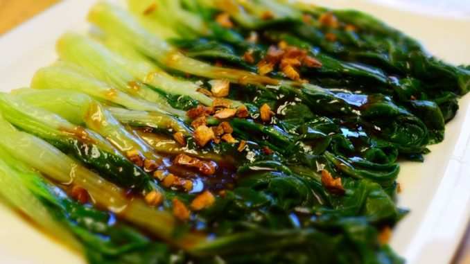 lutong bahay recipe-bok choy with oyster sauce