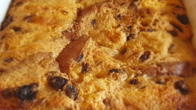 lutong bahay recipe-bread and butter pudding