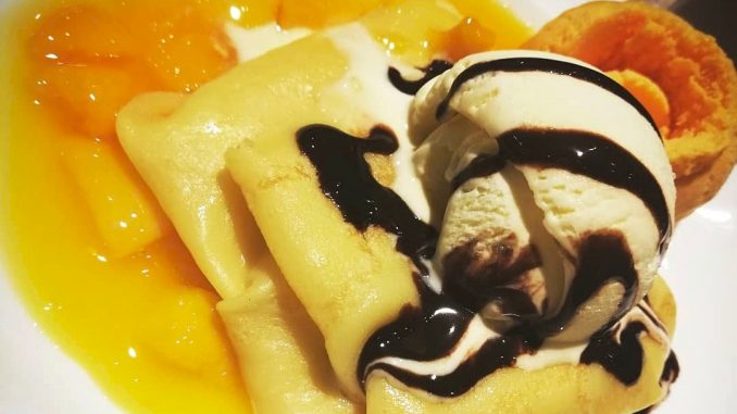 lutong bahay recipe-mango crepe