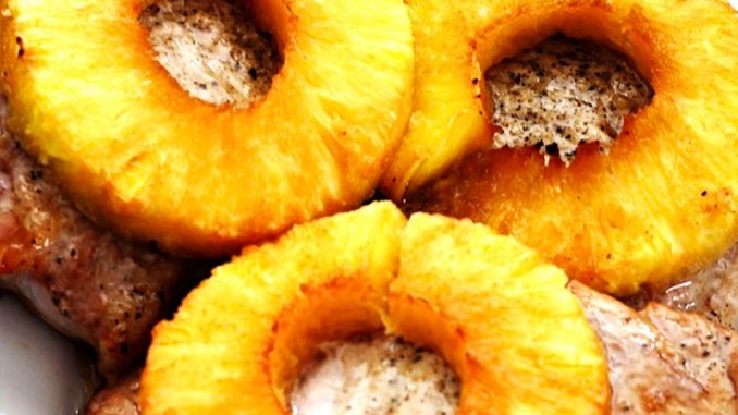 lutong bahay recipe-pineapple pork chops