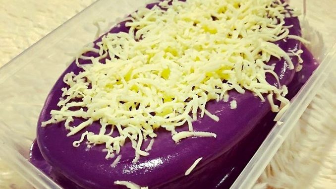 lutong bahay recipe-ube yema cake