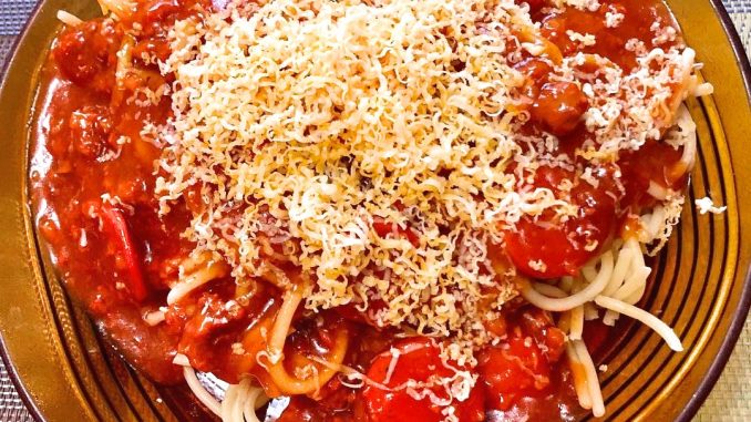lutong bahay - filipino style spaghetti