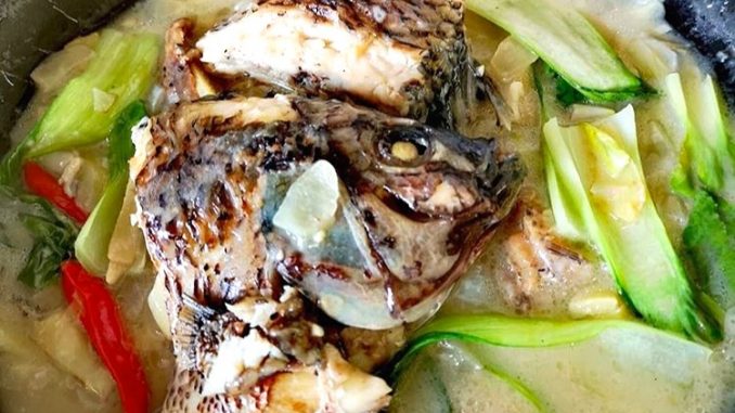 lutong bahay recipe-ginataang tilapia