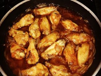 chicken wings with coke