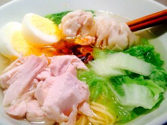 lutong bahay recipe-chicken wanton mami