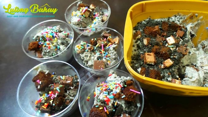 lutong bahay recipe-Oreo Ice Cream